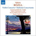 Anastasia Khitruk - Rozsa: Violin Concerto, Sinfonia Concertante - Import CD