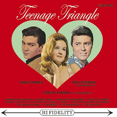 James Darren 、 Shelley Fabares 、 Paul Petersen - Teenage Triangle - Japan Mini LP CD