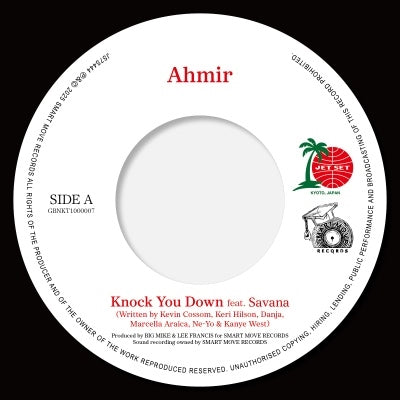 Ahmir Feat. Savana / Lee Francis - Knock You Down / So Sick - Japan Vinyl 7 inch Single Record