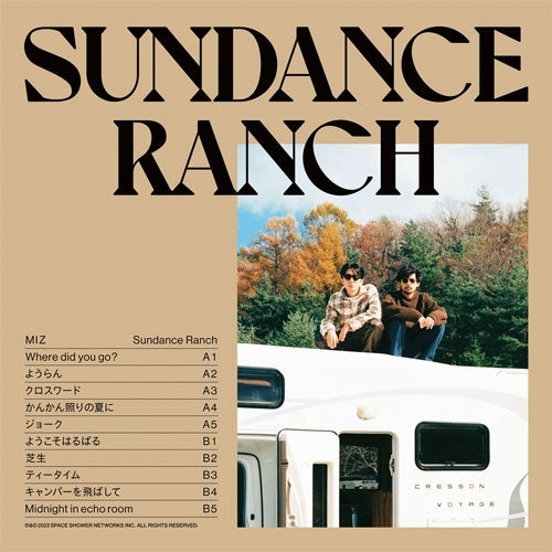 MIZ - Sundance Ranch - Japan Vinyl LP Record