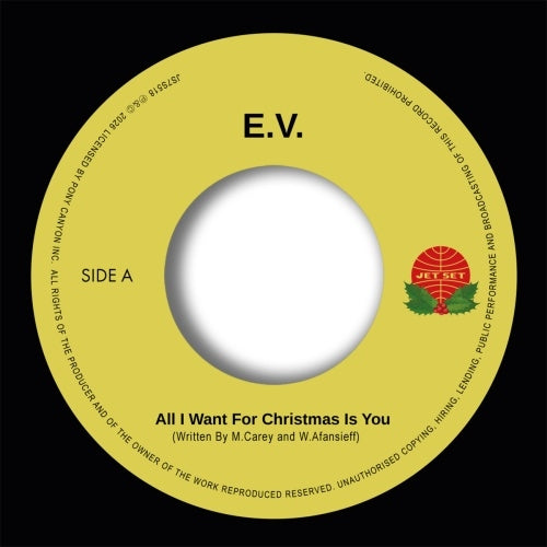 E.V. - All I Want For Christmas Is You / Christmas (Baby Please Come Home) - Japan Vinyl 7-inch single Recurd