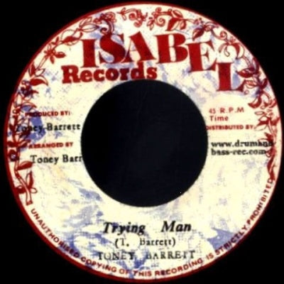 Toney Barrett - Trying Man - Japan Vinyl 7 Inch Single Record