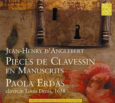 Paola Elda - D'Anglebert (1629-1691) Pieces De Clavessin En Manuscrits: Erdas(Cemb) - Import CD