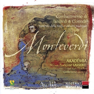 Françoise Hardy, Akademia - Monteverdi, Claudio (1567-1643) Combattimento Di Tancredi E Clorinda: Lasserre / Akademia - Import CD