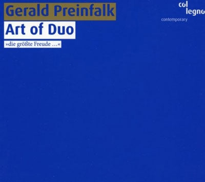 Gerald Plinvalc - Gerald Preinfalk -Art Of Duo - Import CD