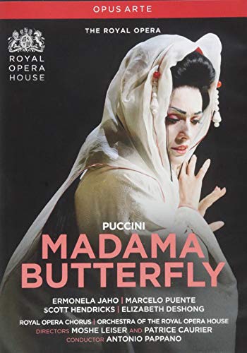 Puccini (1858-1924) - Madama Butterfly : Leiser & Caurier, Antonio Pappano / Royal Opera House, Jaho, Puente, S.Hendricks, Bosi, Deshong, etc (2017 Stereo) - Import DVD