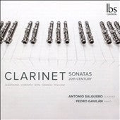 Pedro Gabirán, Antonio Salguero - Clarinet Sonatas 20Th Century-Guastavino, Horovitz, N.Rota, Denisov, Poulenc: Salguero(Cl)Gavilan(P) - Import CD