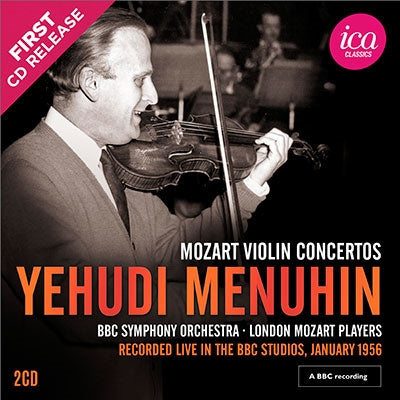 Mozart (1756-1791) - Violin Concertos Nos.1, 2, 3, 4, 7 : Yehudi Menuhin(Vn)Sargent / Wallenstein / BBC SO, Blech / London Mozart Players (1956)(2CD) - Import 2 CD