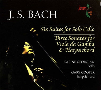 Karina Georgieva, Gary Cooper - Bach (1685-1750) 6 Cello Suite, Gamba Sonatas: K.Georgian(Vc)G.Cooper(Cemb) - Import 3 CD