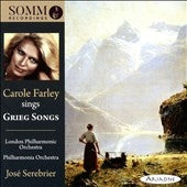Carol Farley, José Carreras, London Philharmonic Orchestra, Philharmonia Orchestra - Grieg (1843-1907) Songs : Carole Farley (S)Jose Serebrier / Philharmonia, London Philharmonic - Import CD