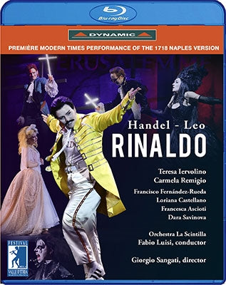 Fabio Luigi, La Sinfonietta Orchestra, Teresa Yevorino, Carmela Remigio - Handel (1685-1759) Rinaldo : Sangati, Fabio Luisi / Scintilla Orchestra, Iervolino, Remigio, Fernandez-Rueda, Castellano, Etc (2018 Stereo) - Import Blu-ray Disc