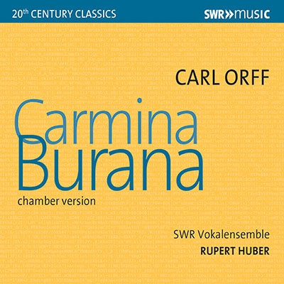 Rupert Huber - Orff: Carmina Burana - Import CD