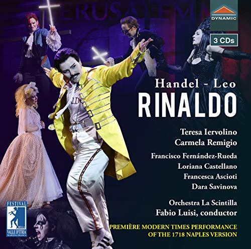 Handel (1685-1759) - Rinaldo : Fabio Luisi / Scintilla Orchestra, Iervolino, Remigio, Fernandez-Rueda, Castellano, etc (2018 Stereo)(3CD) - Import 3 CD