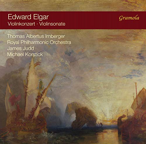 Elgar (1857-1934) - Violin Concerto, Violin Sonata : Irnberger(Vn)Judd / Royal Philharmonic, Korstick(P) - Import SACD Hybrid