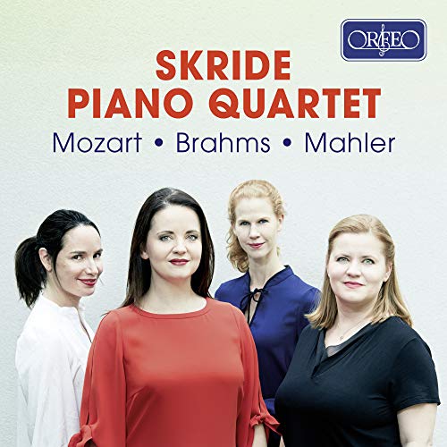 Brahms (1833-1897) - Piano Quartet, 1, : Skride Piano Quartet +mozart: Piano Quartet, 1, Mahler - Import CD