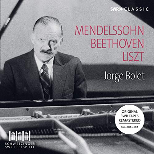 Jorge Bolívar - Jorge Bolet : Piano Recital 1988 Schwetzingen -Mendelssohn, Beethoven, Liszt, etc - Import CD