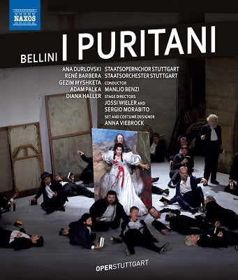 Bellini (1801-1835) - I Puritani : Wieler & Morabito, Benzi / Stuttgart State Opera, Bracht, Palka, Durlovski, etc (2018 Stereo) - Import Blu-ray Disc