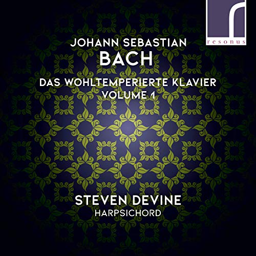 Bach (1685-1750) - Well-Tempered Clavier Book 1 : Steven Devine(Cemb)(2CD) - Import 2 CD