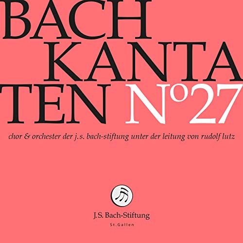 Bach (1685-1750) - Cantatas Vol.27 : Rudolf Lutz / J.S.Bach Stiftung Orchestra & Choir - Import CD
