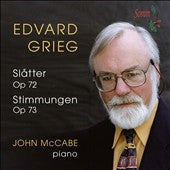 John MacCabe - Grieg (1843-1907) Slatter, Moods: Mccabe(P) - Import CD