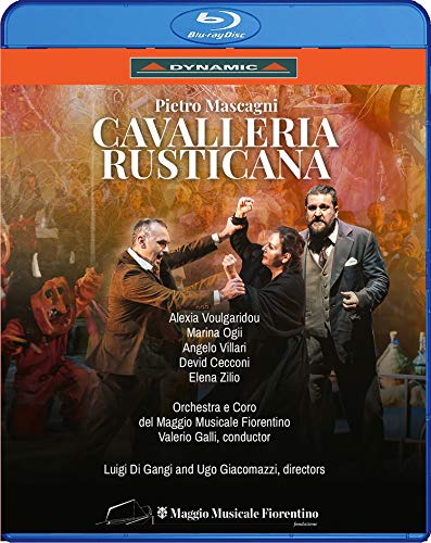 Mascagni, Pietro (1863-1945) - Cavalleria Rusticana : Gangi & Giacomazzi V.Galli / Maggio Musicale Fiorentino, Voulgaridou, Ogii, Villari, etc (2019 Stereo) - Import Blu-ray Disc