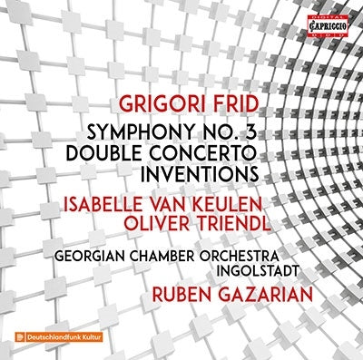 Ruben Gazarian, Ingolstadt Georgian Chamber Orchestra, Isabel van Culen, Oliver Trindle - Frid, Grigori (1915-2012) Symphony No.3, Double Concerto, Etc : Ruben Gazarian / Ingolstadt Georgian Chamber Orchestra, Keulen(Va)Triendl(P) - Import CD