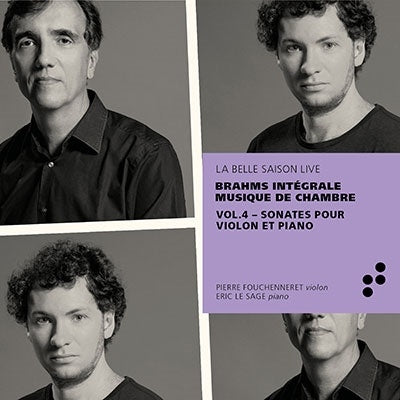 Pierre Boulez, Eric Le Sage - Brahms (1833-1897) Violin Sonatas Nos.1, 2, 3, Scherzo : Pierre Fouchenneret(Vn)Eric Le Sage(P) - Import CD