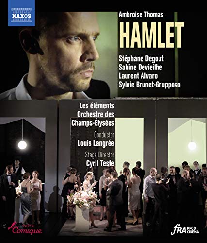 Thomas, Ambroise (1911-96) - Hamlet : Teste, Langree / Champs Elysees Orchestra, Degout, Devieilhe, Alvaro, Brunet-Grupposo, etc (2018 Stereo) - Import Blu-ray Disc