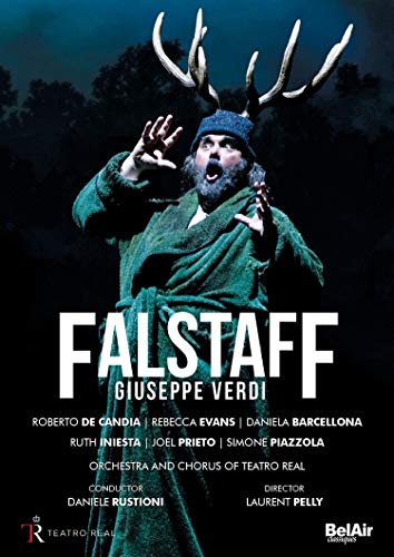 Verdi (1813-1901) - Falstaff : Pelly, Rustioni / Teatro Real de Madrid, de Candia, Piazzola, R.Evans, Barcellona, Iniesta, etc (2019 Stereo) - Import DVD