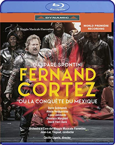 Spontini (1774-1851) - Fernand Cortez : Ligorio, Tingaud / Maggio Musicale Fiorentino, Schmunck, Lombardo, Dura, Courville, etc (2019 Stereo) - Import Blu-ray Disc