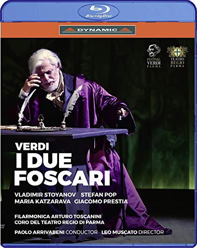 Verdi (1813-1901) - I Due Foscari : Muscato, Arrivabeni / Toscanini Philharmonic, Vladimir Stoyanov, Stefan Pop, etc (2019 Stereo) - Import Blu-ray Disc