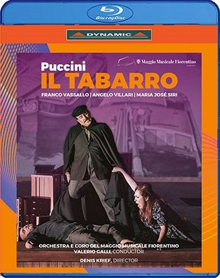 Valerio Galli, Florence May Music Festival Orchestra, Franco Vassallo, Maria Jose Siri, Angelo Villarri - Puccini (1858-1924) Il Tabarro: Krief Galli / Maggio Musicale Fiorentino Vassallo Villari Siri - Import Blu-ray Disc