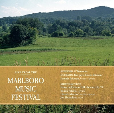 Various Artists - Live From The Marlboro Music Festival -Respighi, Cuckson, Shostakovich : J.Johnson(M)Ida Levin(Vn), Etc - Import CD