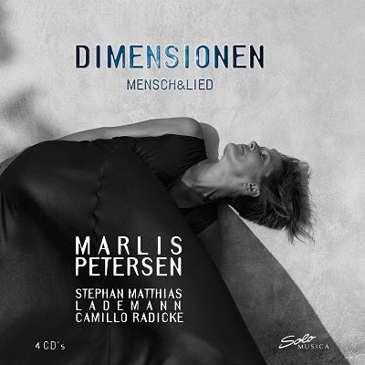 Marlis Petersen, Stefan Matthias Rademann, Camilo Radicke - Dimensionen-Mensch & Lied : Marlis Petersen(S)Lademann, Radicke(P)G.Huebner(Vn)(4Cd) - Import 4 CD