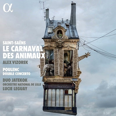 Duo Jatekok - Saint-Saens (1835-1921) Le Carnaval Des Animaux, Danse Macabre : Duo Jatekok(P)L.Leguay / Lille National Orchestra +Poulenc - Import CD