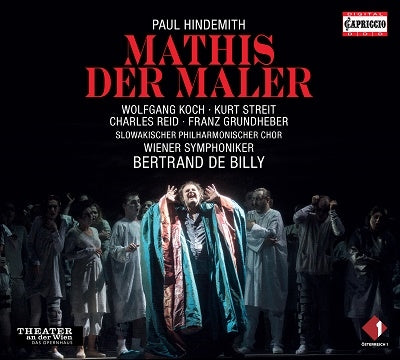 Bertrand de Billy, Vienna Philharmonic Orchestra, Wolfgang Koch, Klastan Klastanov - Hindemith (1895-1963) Mathis Der Maler(Opera): Bertrand De Billy / Vienna Symphony Orchestra, W.Koch, Streit, Grundheber, M.Uhl, Etc (2012 Stereo)(3Cd) - Import 3 CD