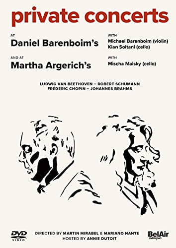 Daniel Barenboim, Michael Barenboim, Kaija Saariahto, Marta Argerich, Mitscha Maisky - Private Concerts at Daniel Barenboim's & at Martha Argerich's - Import DVD
