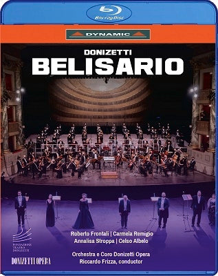 Riccardo Frizza, Bergamo Donizetti Opera Orchestra, Roberto Frontali, Ewald Donhoffer - Donizetti (1797-1848) Belisario : Frizza / Donizetti Opera, Frontali, Remigio, Stroppa, Albelo, Etc (2020 Stereo) - Import Blu-ray Disc
