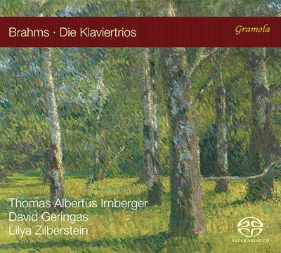 Thomas Albertus Irnberger, David Geringas, Lilia Zilberstein - Brahms (1833-1897) Piano Trio, 1, 2, 3, (Viola)Clarinet Trio: Irnberger(Vn, Va)Geringas(Vc)Zilberstein(P) - Import 2 SACD Hybrid