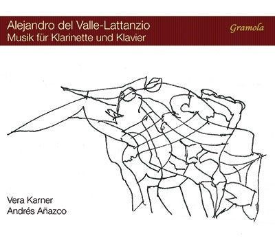 Vera Karna, Andres Aniasco - Valle-Lattanzio, Alejandro Del (1986-) Works For Clarinet & Piano: Karner(Cl)Anaczo(P) - Import CD
