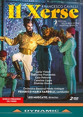 Federico Maria Sardelli, Orchestra Barocca Mode Antico, Carlo Vistoli, Denise Beck - Cavalli (1602-1676) Il Xerse : Muscato, Sardelli / Modo Antiquo, Vistoli, Protsenko, Petrone, Etc (2022 Stereo)(2Dvd) - Import 2 DVD