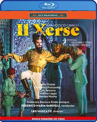 Federico Maria Sardelli, Orchestra Barocca Mode Antico, Carlo Vistoli, Paul Kletzki - Cavalli (1602-1676) Il Xerse : Muscato, Sardelli / Modo Antiquo, Vistoli, Protsenko, Petrone, Etc (2022 Stereo) - Import Blu-ray Disc
