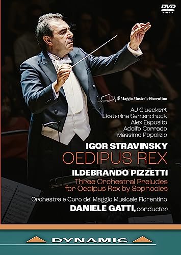 AJ. グリュッカート - Oedipus Rex : Daniele Gatti / Maggio Musicale Fiorentino, Glueckert, Semenchuck, Esposito, etc +Pizzetti - Import DVD Disc