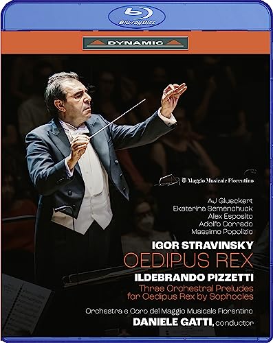 AJ. グリュッカート - Oedipus Rex : Daniele Gatti / Maggio Musicale Fiorentino, Glueckert, Semenchuck, Esposito, etc +Pizzetti - Import Blu-ray Disc