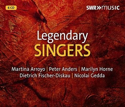 Arroyo, P.Anders, M.Horne, F-Dieskau, Gedda - Legendary Singers : Arroyo, P.Anders, M.Horne, F-Dieskau, Gedda - Import 6 CD Box Set
