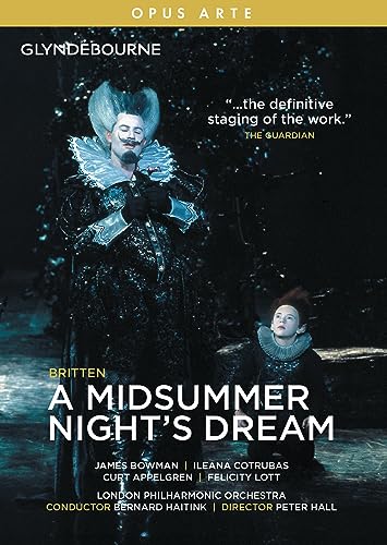 Britten (1913-1976) - A Midsummer Night's Dream : P.Hall, Haitink / London Philharmonic, Cotrubas, J.Bowman, F.Lott, etc (1981 Stereo) - Import DVD Disc