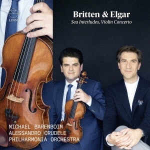 Elgar (1857-1934) - Elgar Violin Concerto, Britten Sea Interludes : Michael Barenboim(Vn)Alessandro Crudele / Philharmonia - Import CD
