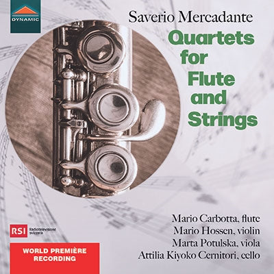 Mario Carbotta & Carlo Balzaretti - Mercadante, Saverio (1795-1870) Flute Quartets: Carbotta(Fl)Hossen(Vn)Potulska(Va)Cernitori(Vc) - Import CD