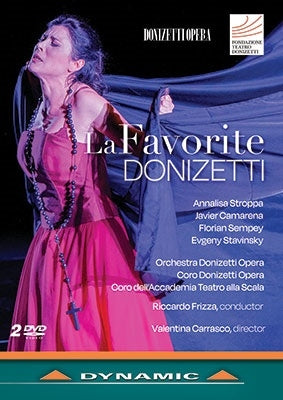 Riccardo Frizza, Bergamo Donizetti Opera Orchestra, Annalisa Stroppa, Kurt Riddle - Donizetti (1797-1848) La Favorite : Carrasco, Frizza / Donizetti Opera, Stroppa, Camarena, Sempey, Stavinsky, Etc (2022 Stereo)(2Dvd) - Import 2 DVD