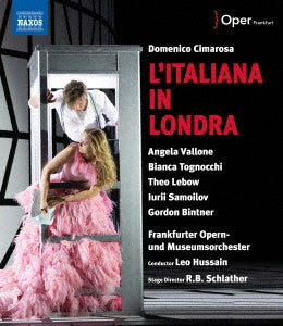 Leo Hussein, Frankfurt Opera Orchestra, Angela Varone, Paolo Bordogna - Cimarosa (1749-1801) L'Italiana In Londra: Schlather Hussain / Frankfurt Opera & Museum O Vallone Tognocchi Lebow - Import Blu-ray Disc